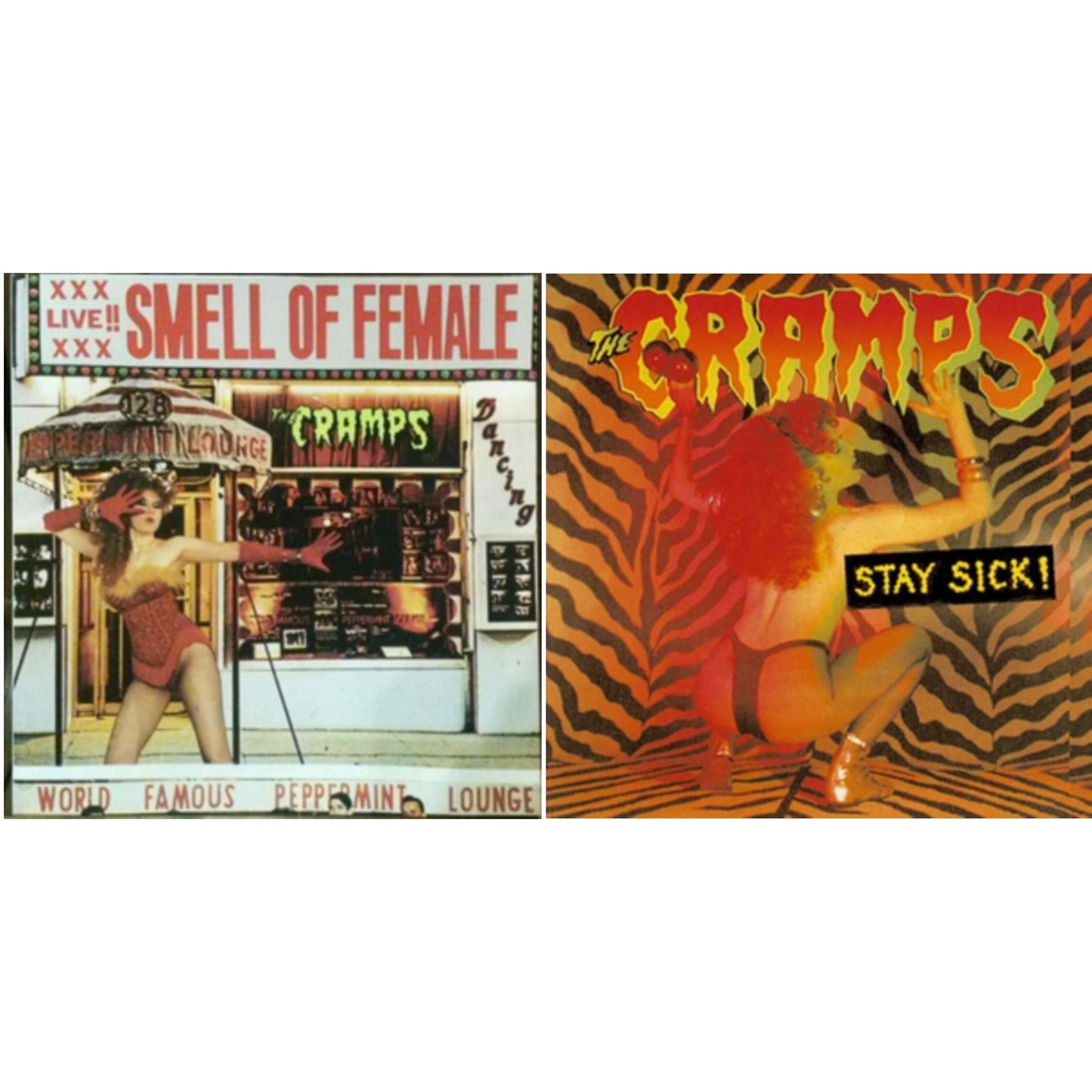 Cramps - Smell Of Female & Stay Sick - LP Vinyl Bundle