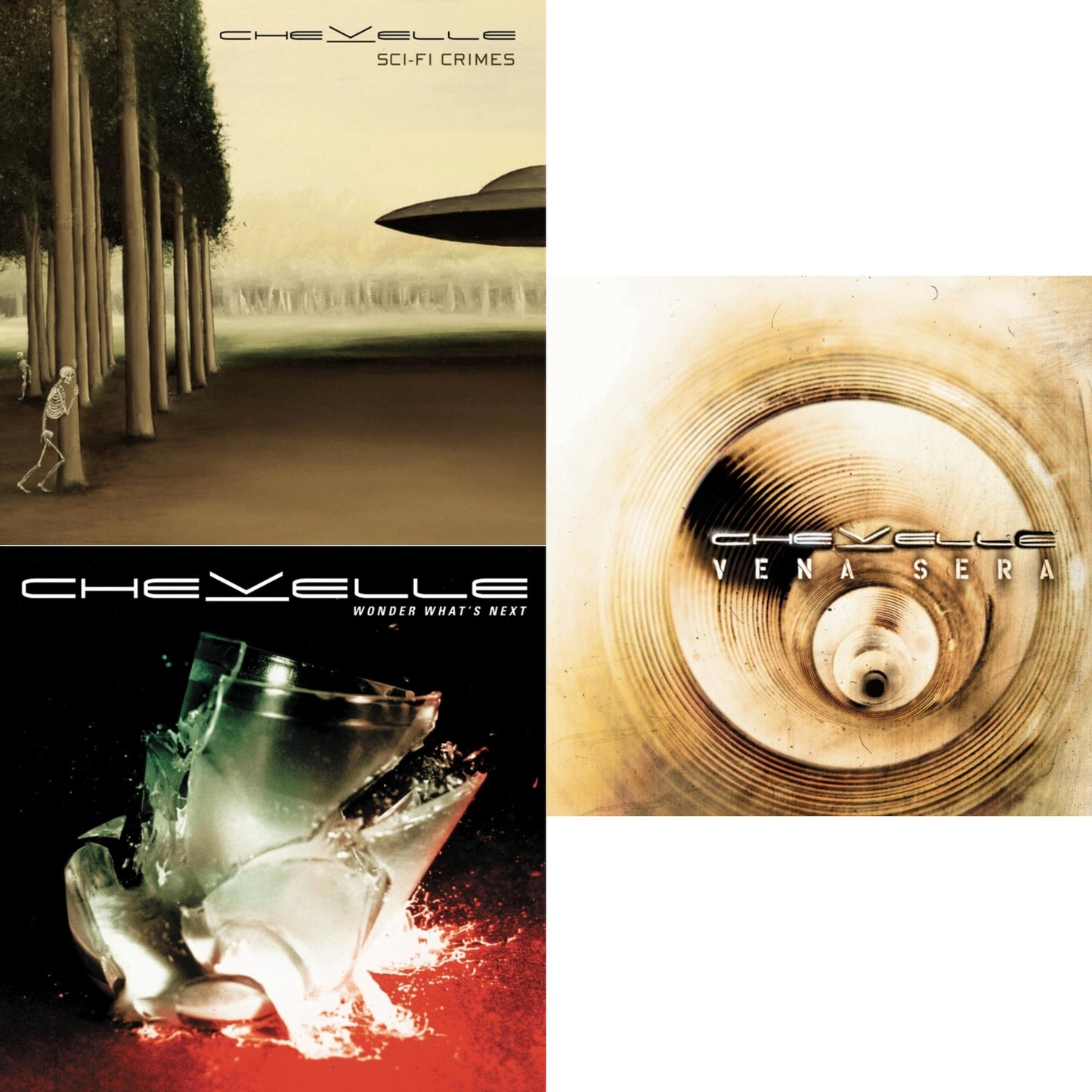 Chevelle - Vena Sera & Wonder What's Next & Sci-Fi Crimes - CD Bundle