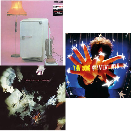 Cure - Three Imaginary Boys (180G) & Disintegration & Greatest Hits - LP Vinyl Bundle