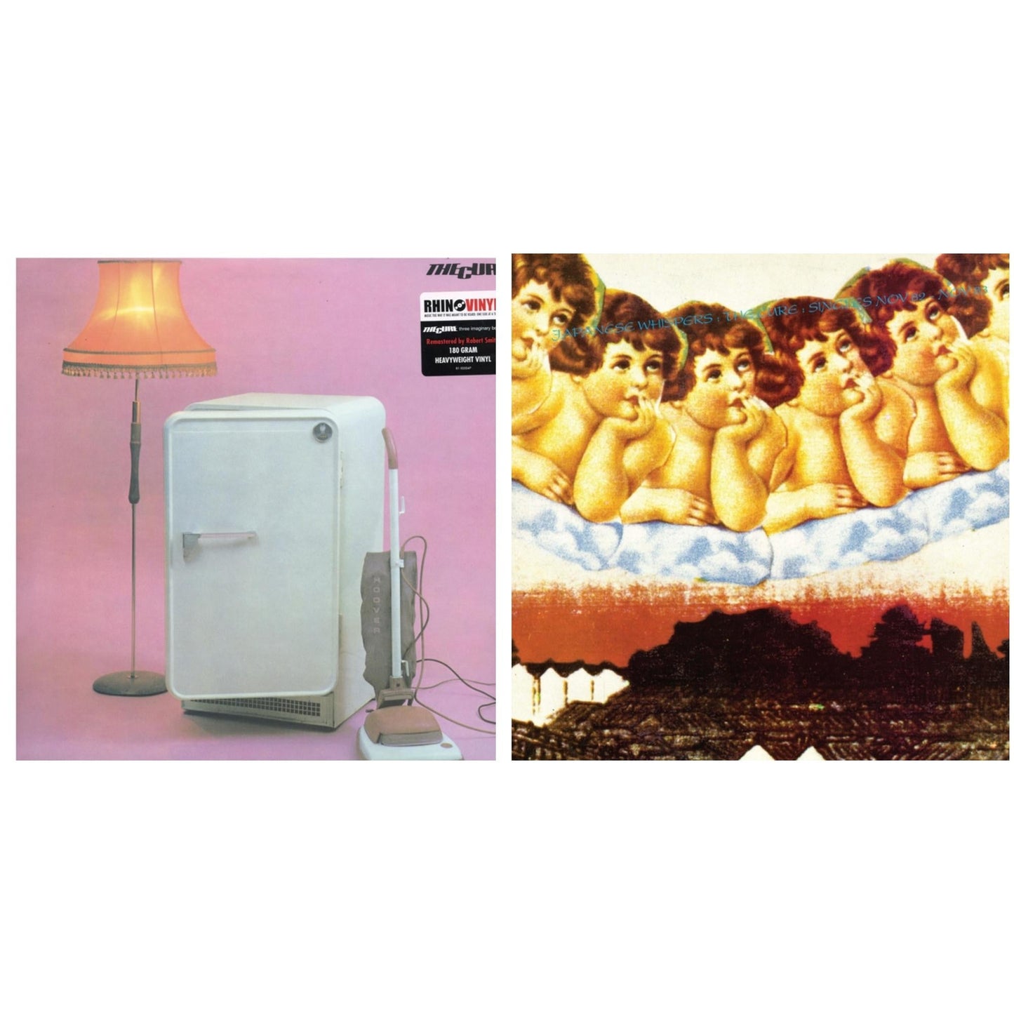 Cure - Three Imaginary Boys (180G) & Japanese Whispers: The Cure Singles Nov 82:Nov 83 (Clear LP Vinyl/Transclear Sleeve W/ Inner Bag)