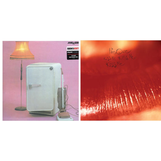 Cure - Kiss Me, Kiss Me, Kiss Me (180G) & Three Imaginary Boys (180G) - LP Vinyl Bundle