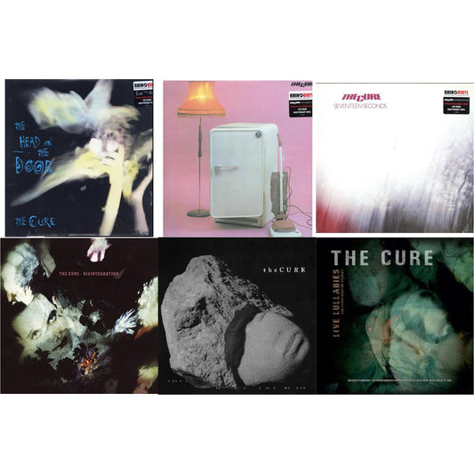 Cure - Head On The Door (180G) & Three Imaginary Boys (180G) & Seventeen Seconds (180G) & Disintegration & Songs Of A Lost World (Biovinyl/180G) & Live Lullabies & Other Bedtime Stories (Yellow LP Vinyl)