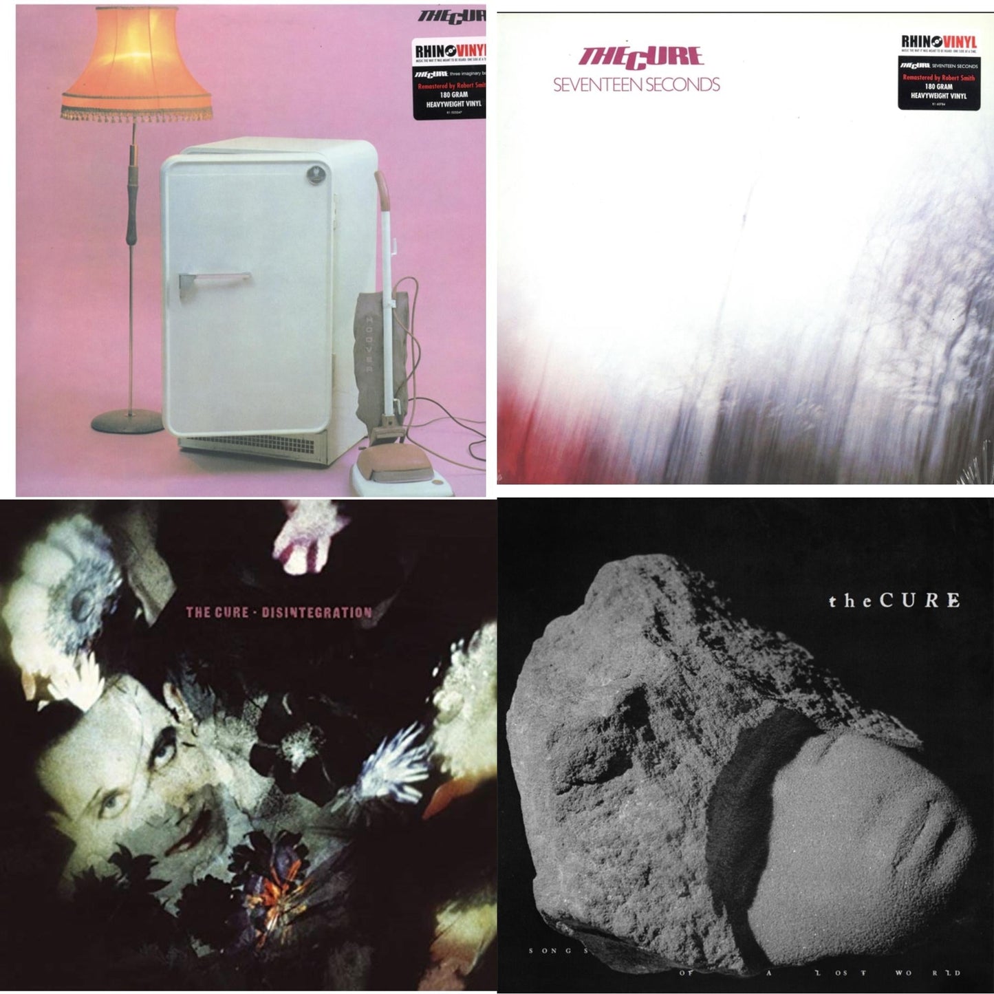 Cure - Three Imaginary Boys (180G) & Seventeen Seconds (180G) & Disintegration & Songs Of A Lost World (Biovinyl/180G) - LP Vinyl Bundle