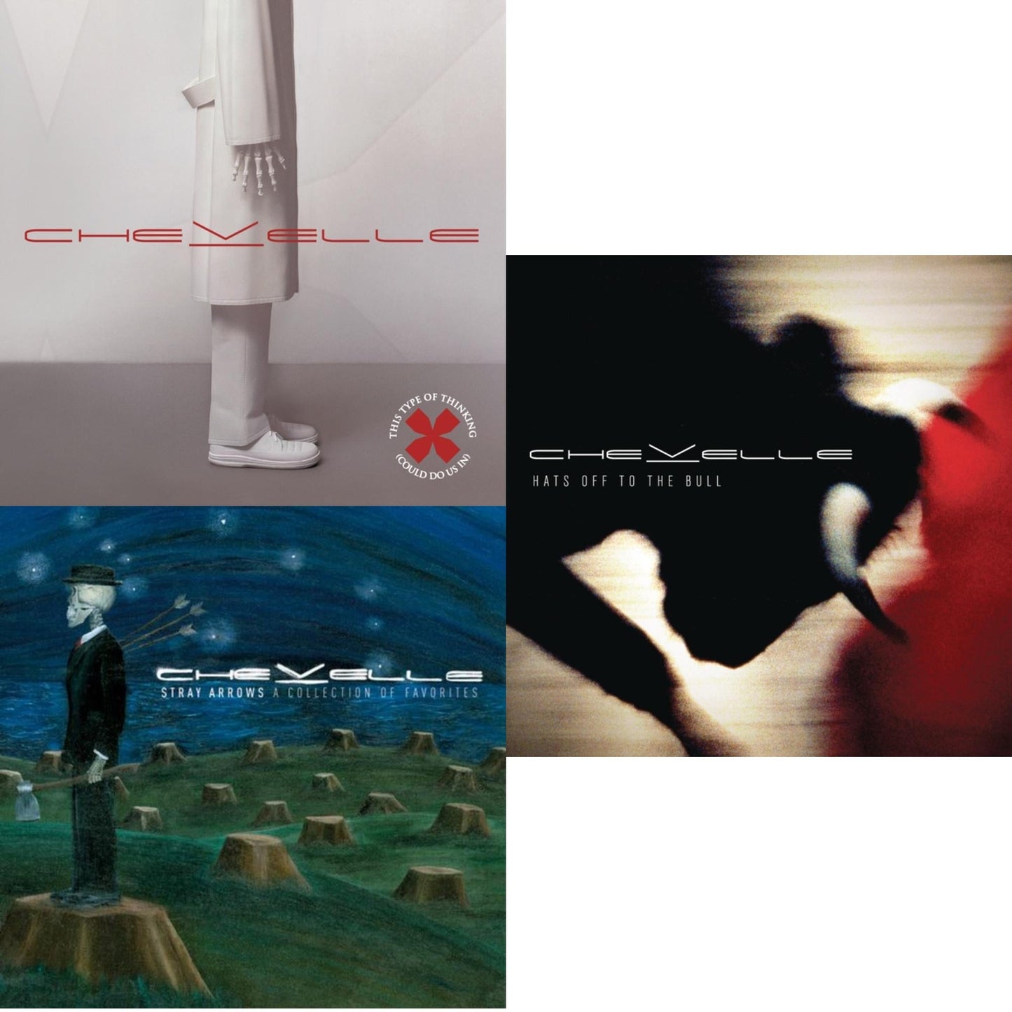 Chevelle - Hats Off To The Bull & Stray Arrows: Collection Of Favorites & This Type Of Thinking (Could Do Us In) - CD Bundle