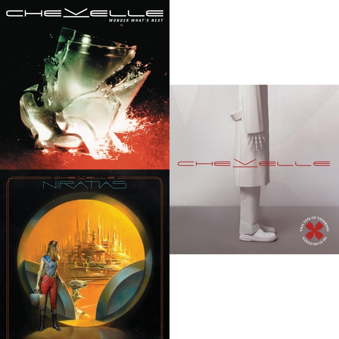 Chevelle - Niratias & Wonder What's Next & This Type Of Thinking (Could Do Us In) (150G) - LP Vinyl Bundle