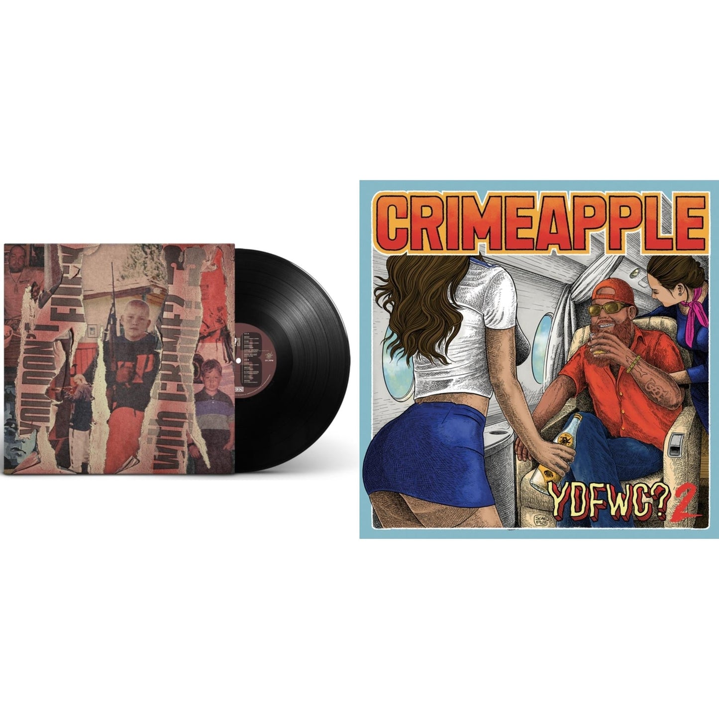 Crimeapple - Ydfwc?2 & Ydfwc?3 - LP Vinyl Bundle