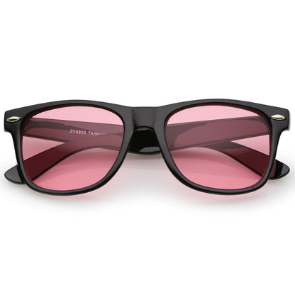 Limited Edition Color Tinted Lens Horned Rim Sunglasses 8803