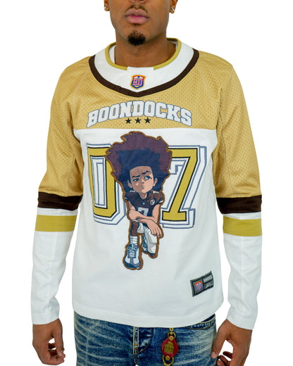 The Boondocks Huey Football Knit Khaki Jersey