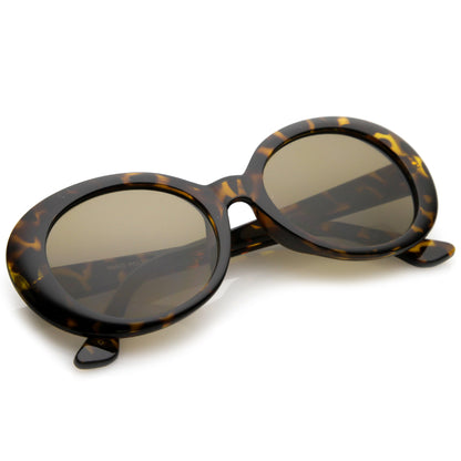 Oversize Retro Tapered Arms Clout Goggle Oval Sunglasses 53mm C383