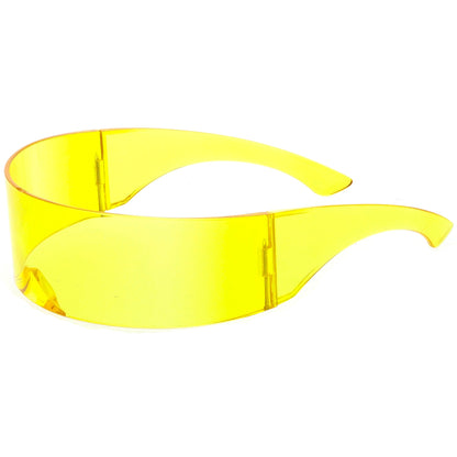 Futuristic Space Cadet Mono Lens Shield Sunglasses C471