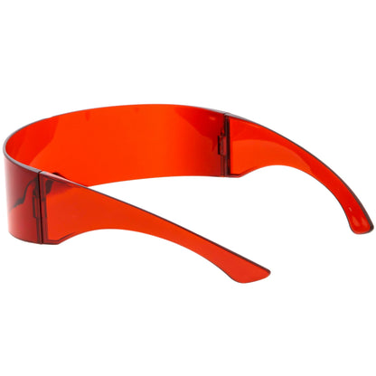 Futuristic Space Cadet Mono Lens Shield Sunglasses C471