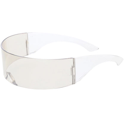 Futuristic Space Cadet Mono Lens Shield Sunglasses C471