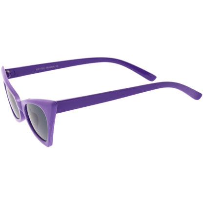 Women's Retro High Pointed Cat Eye Sunglasses C583