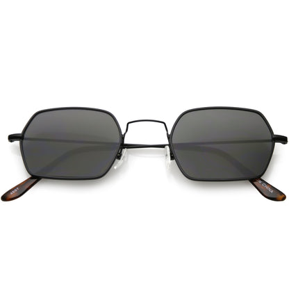 Ultra Slim Metal Hexagon Geometric Sunglasses C633