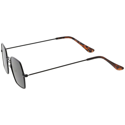 Ultra Slim Metal Hexagon Geometric Sunglasses C633