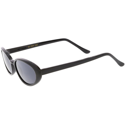 Women's Retro True Vintage Round Oval Mirrored Lens Sunglasses C654