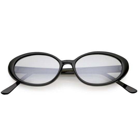 Women's True Vintage Color Tone Lens Oval Sunglasses C697