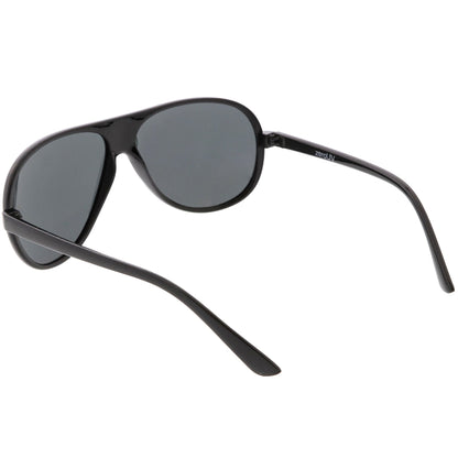 Polarized Lens Oversize Flat Top Aviator Sunglasses C702