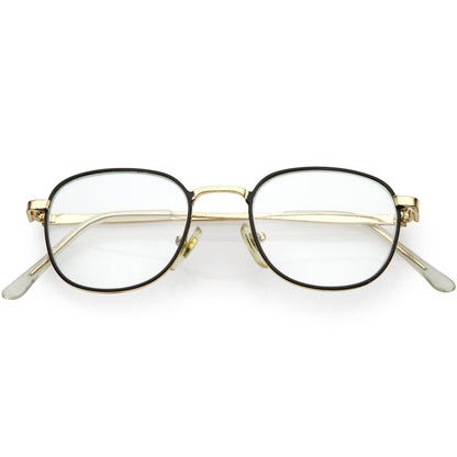 True Vintage Dapper Square Clear Lens Glasses C718