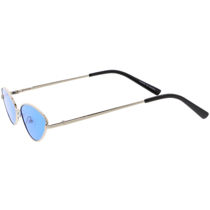 Retro 1990's Color Tone Metal Cat Eye Sunglasses C724