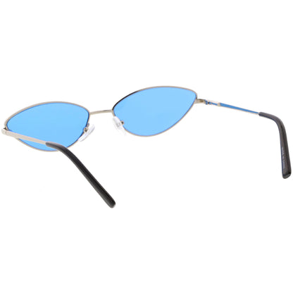 Retro 1990's Color Tone Metal Cat Eye Sunglasses C724