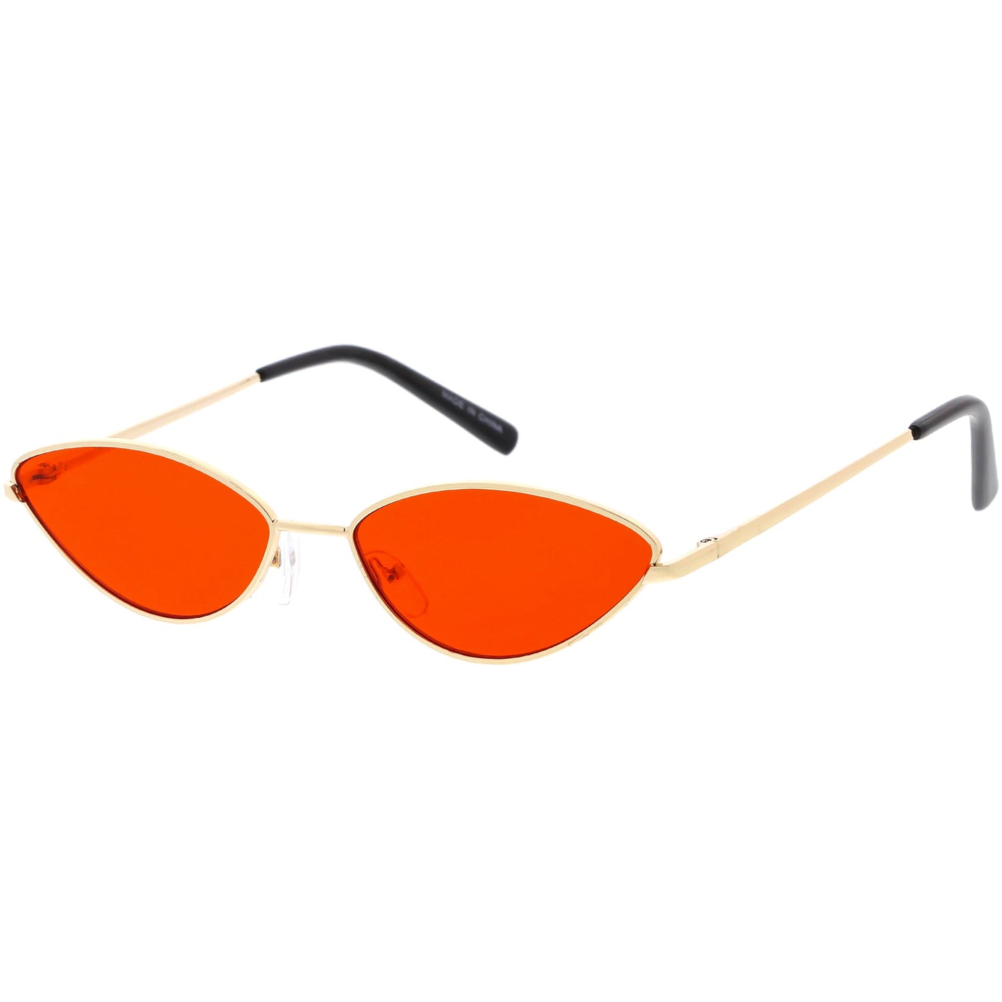 Retro 1990's Color Tone Metal Cat Eye Sunglasses C724