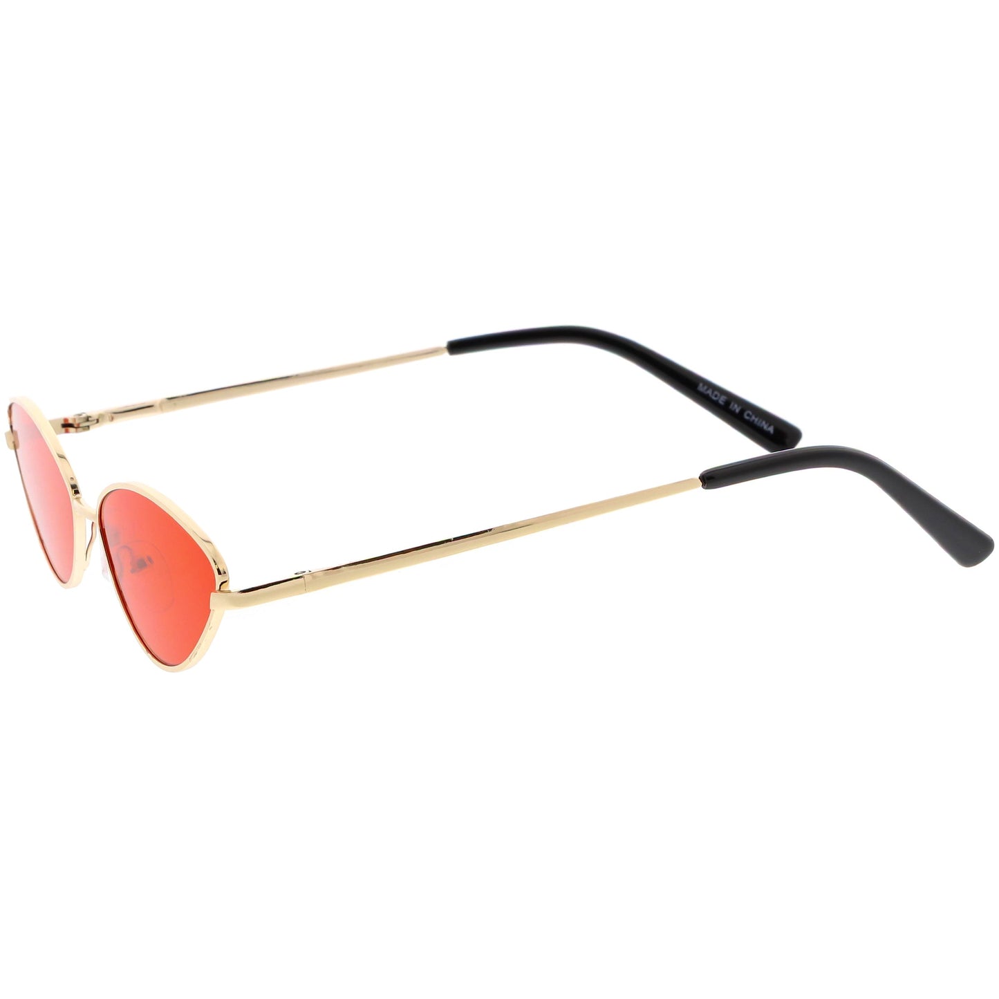 Retro 1990's Color Tone Metal Cat Eye Sunglasses C724