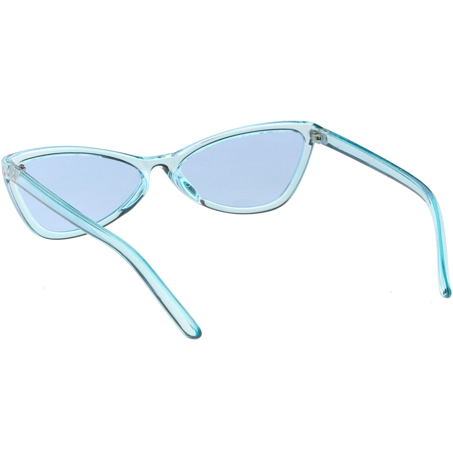 Retro Small Triangle Transparent Color Tone Lens Cat Eye Sunglasses C727