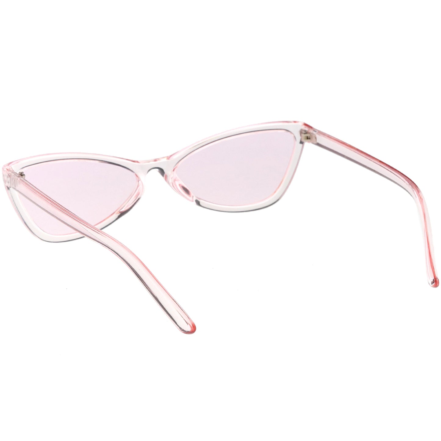 Retro Small Triangle Transparent Color Tone Lens Cat Eye Sunglasses C727
