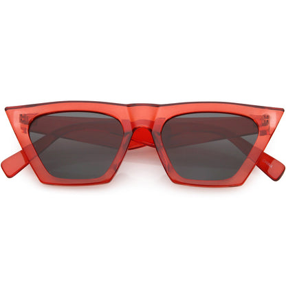 Women's Retro Oversize Wide Pointed Cat Eye Sunglasses C921