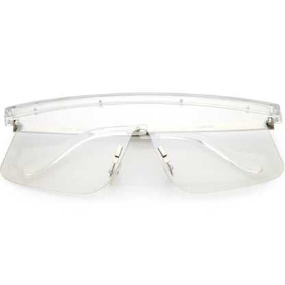 Retro Modern Blade Cut Shield Sports Sunglasses C941