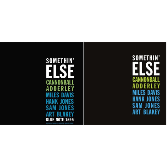 Cannonball Adderley - Somethin' Else (Blue Note Classic LP Vinyl Edition) & Somethin Else (Blue LP Vinyl)
