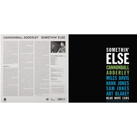 Cannonball Adderley - Somethin' Else (Blue Note Classic LP Vinyl Edition) & Somethin Else