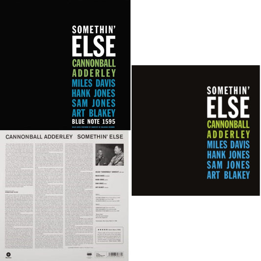 Cannonball Adderley - Somethin' Else (Blue Note Classic LP Vinyl Edition) & Somethin Else & Somethin Else (Blue LP Vinyl)