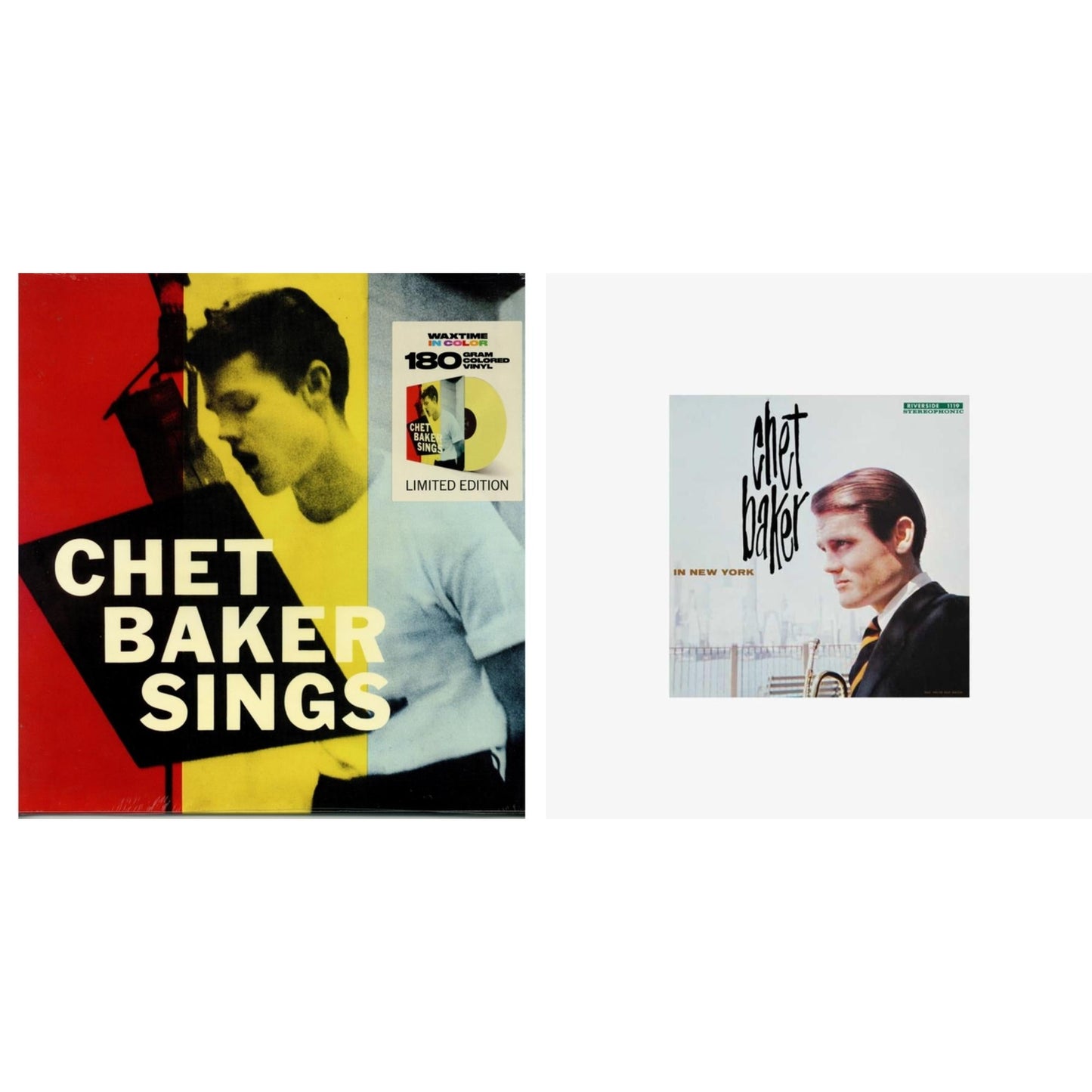 Chet Baker - Sings (180G/Limited/Yellow LP Vinyl) & Chet Baker In New York