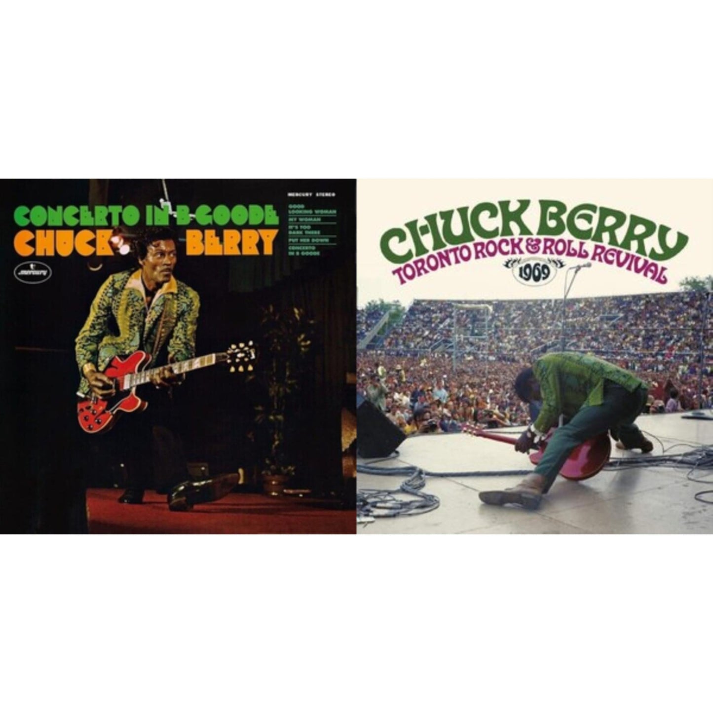 Chuck Berry - Toronto Rock 'N' Roll Revival 1969 (Swirl Vinyl/2LP) & Concerto In B Goode