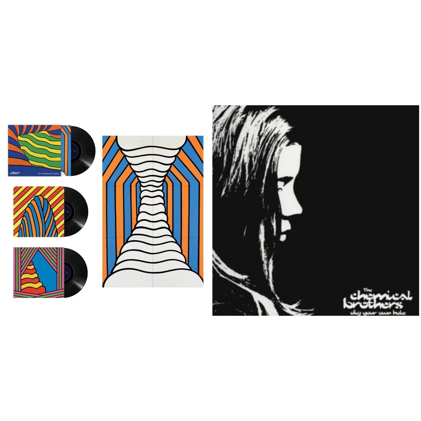 Chemical Brothers - For That Beautiful Feeling (3LP/45RPM) & Dig Your Own Hole (2LP/Black Vinyl)