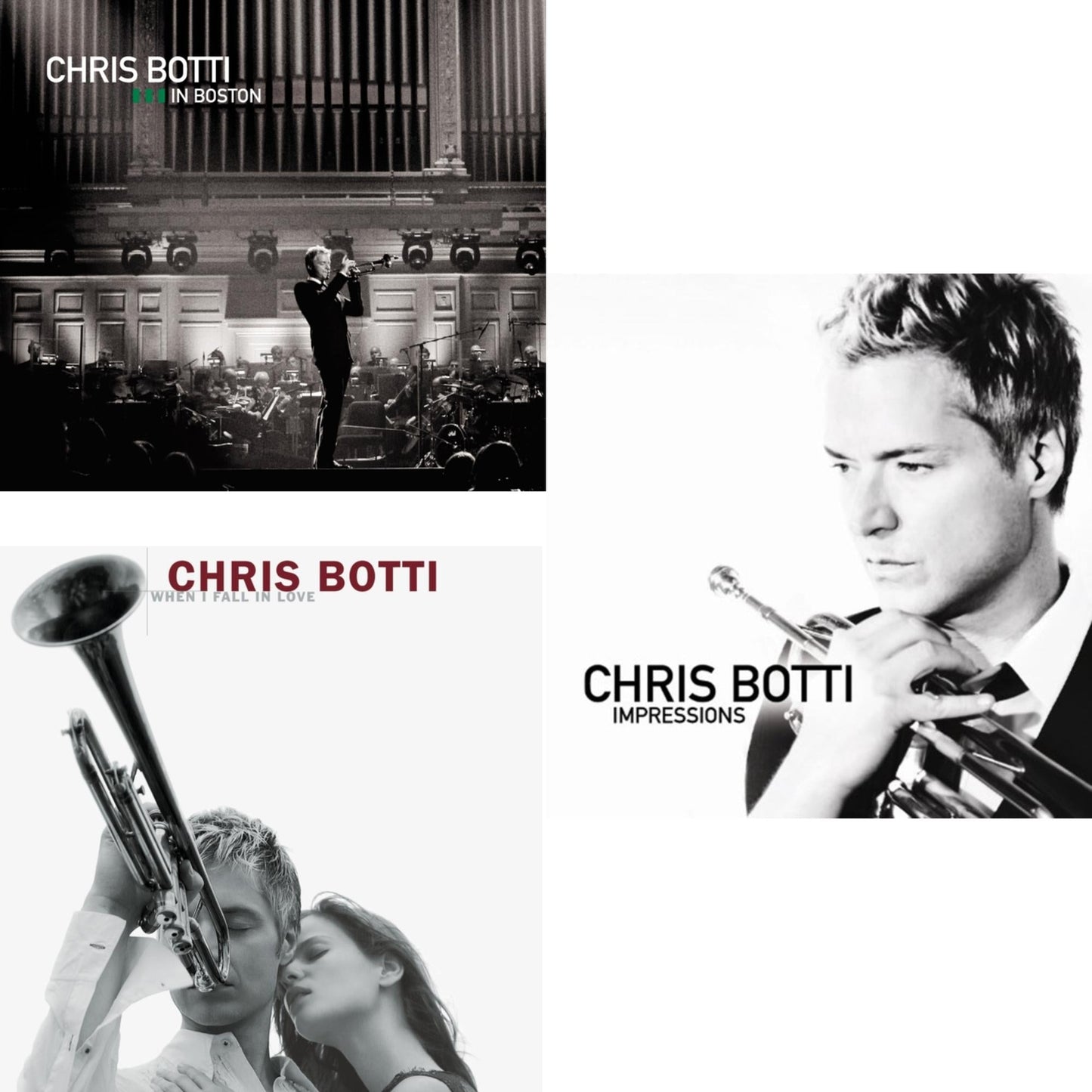 Chris Botti - Impressions & In Boston & When I Fall In Love - CD Bundle