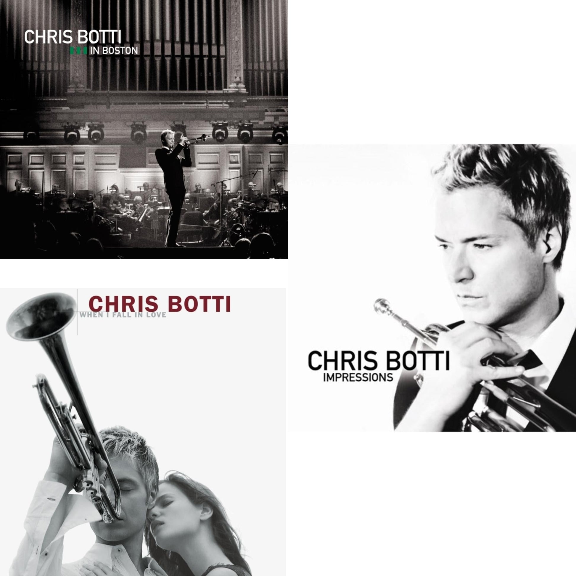 Chris Botti - Impressions & In Boston & When I Fall In Love - CD Bundle