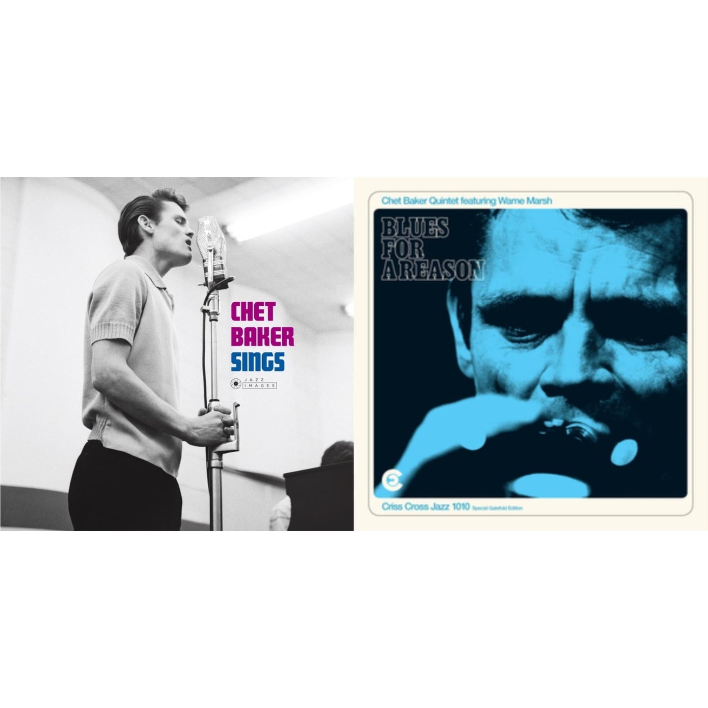 Chet Baker - Blues For A Reason (Feat. Warne Marsh) & Sings (180G/Gatefold) - LP Vinyl Bundle
