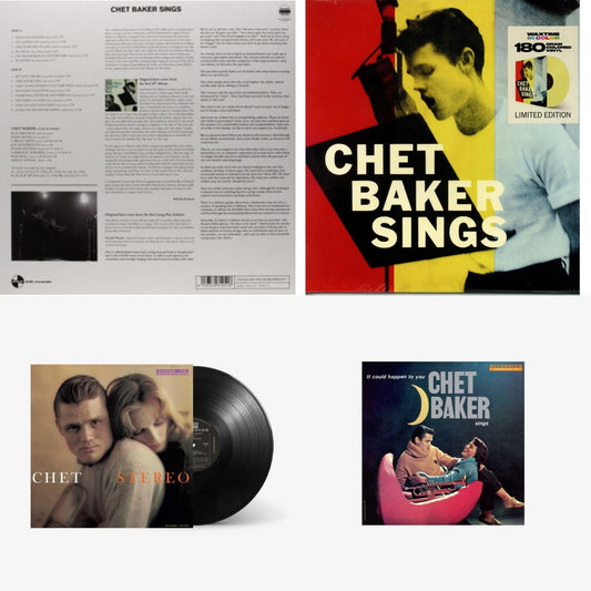 Chet Baker - Sings & Sings (180G/Limited/Yellow LP Vinyl) & Chet Baker Sings: It Could Happen To You & Chet