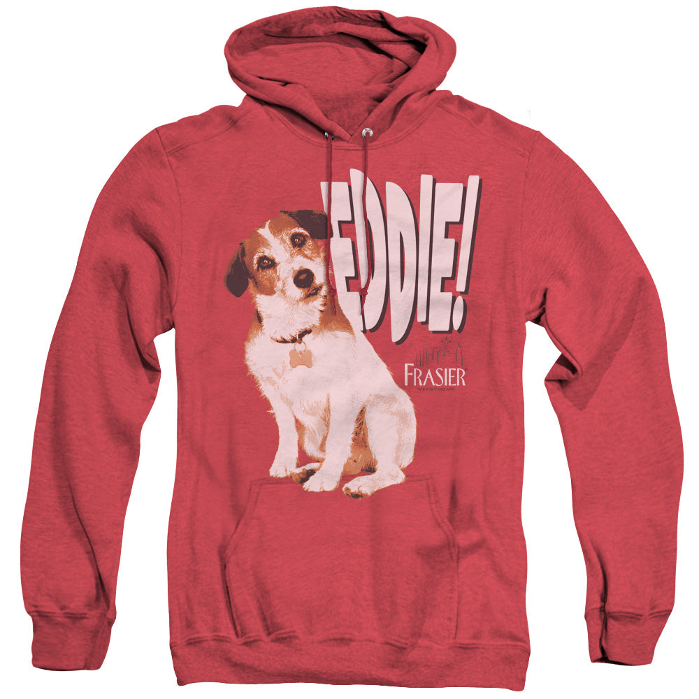 Frasier Eddie Heather Mens Hoodie Red Officially Licensed