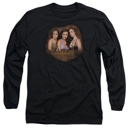 Charmed Okin Mens Long Sleeve Shirt Black Officially Licensed