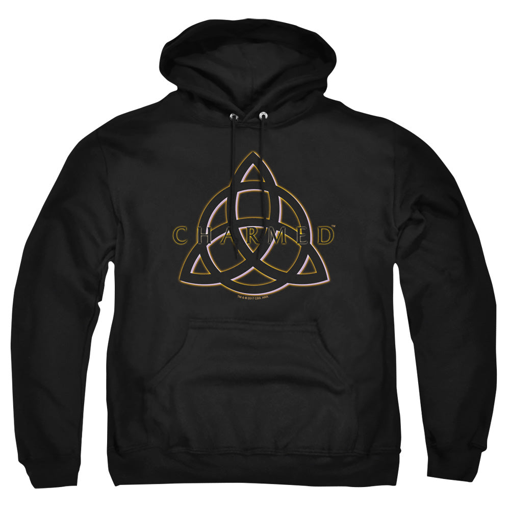 Charmed Triple Linked Logo Mens Hoodie Black Officially Licensed