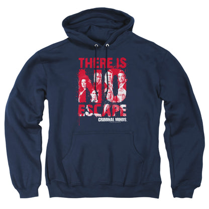 Criminal Minds No Escape Mens Hoodie Navy Officially Licensed