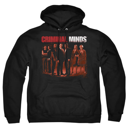 Criminal Minds The Crew Mens Hoodie Black Officially Licensed