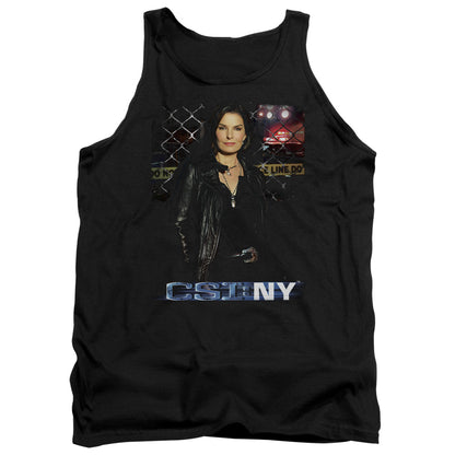 Csi Ny Jo Mens Tank Top Shirt Black Officially Licensed
