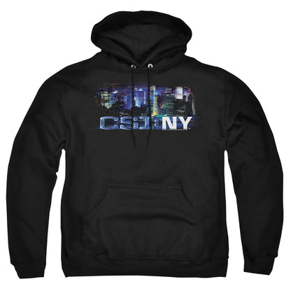 Csi Ny Never Rests Mens Hoodie Black Officially Licensed