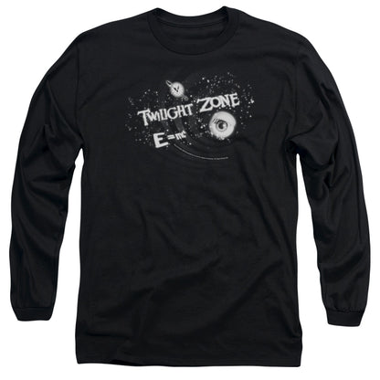 Twilight Zone Another Dimension Mens Long Sleeve Shirt Black Officially Licensed