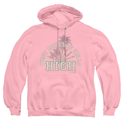 90210 West Beverly Hills High Mens Hoodie Pink Officially Licensed